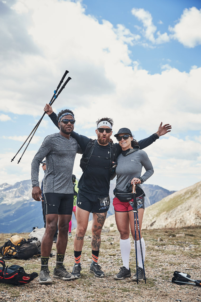 Raymond Hailes, Kyle Dietz & Kelly Cruse - TransRockies Run