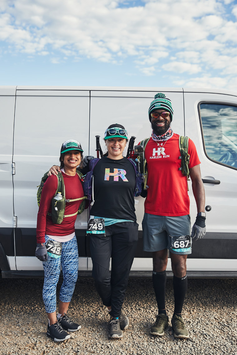 Hema, Maya & Maurice - Harlem Run - TransRockies Run